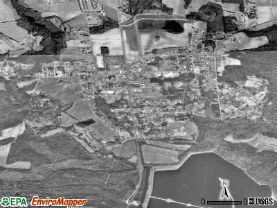 Gaston satellite photo by USGS