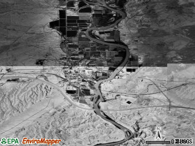 Green River satellite photo by USGS