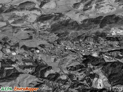 Independence satellite photo by USGS