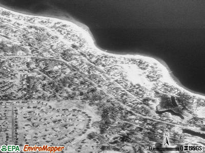 Birchwood Village satellite photo by USGS