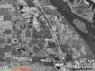 Winter Beach satellite photo by USGS