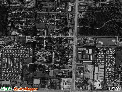 Schall Circle satellite photo by USGS
