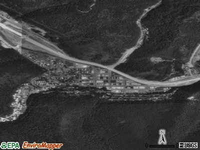 Wallace satellite photo by USGS
