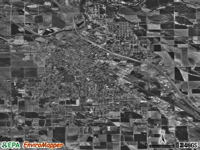 Caldwell satellite photo by USGS