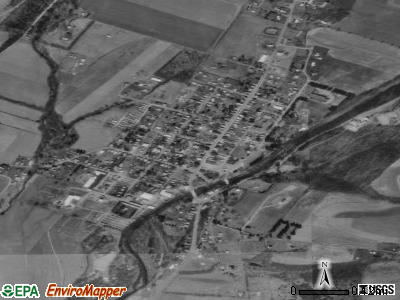 Coldstream satellite photo by USGS