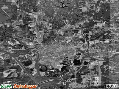 Columbus satellite photo by USGS