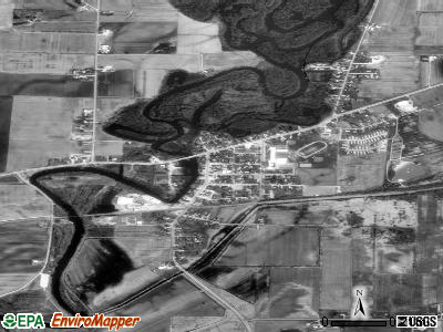 Oakland satellite photo by USGS