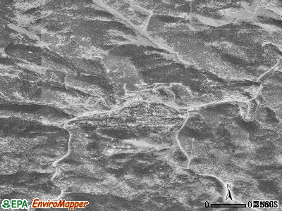 Kittredge satellite photo by USGS