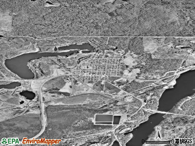 Biwabik satellite photo by USGS