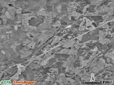 Hollywood satellite photo by USGS