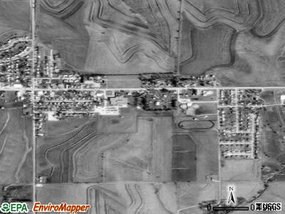 Treynor satellite photo by USGS