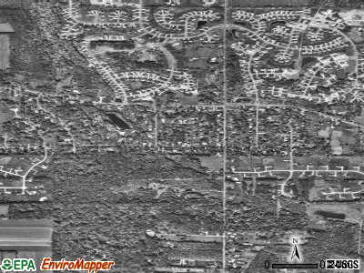 Pigeon Creek satellite photo by USGS