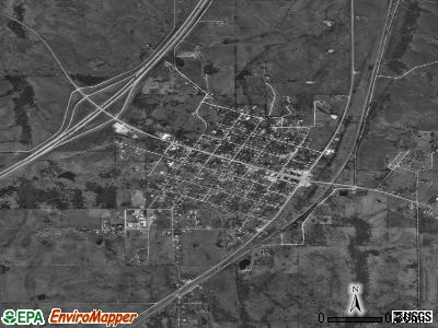Caddo satellite photo by USGS