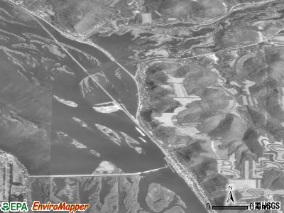Alma satellite photo by USGS