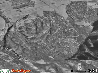 Woodland Hills satellite photo by USGS