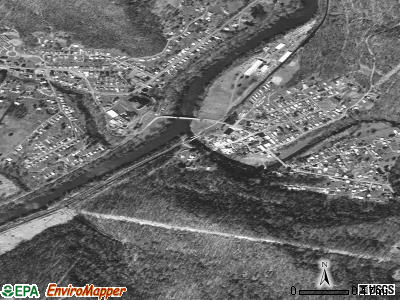 Monongah satellite photo by USGS
