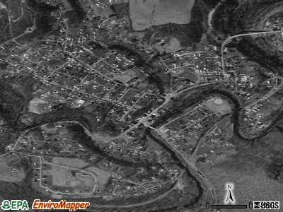 Lumberport satellite photo by USGS