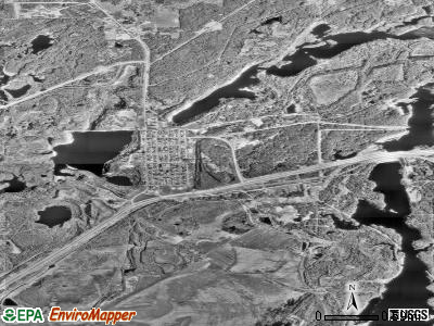 Nashwauk satellite photo by USGS