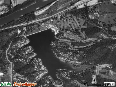 Lake Quivira satellite photo by USGS