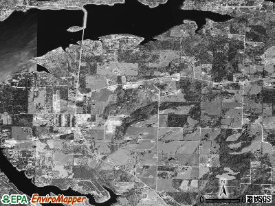 Greers Ferry satellite photo by USGS