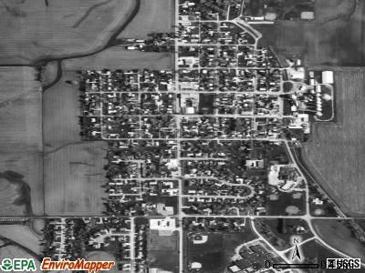 Dunlap satellite photo by USGS