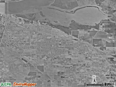 Oakley satellite photo by USGS
