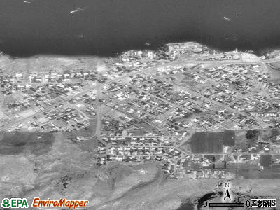 Electric City satellite photo by USGS