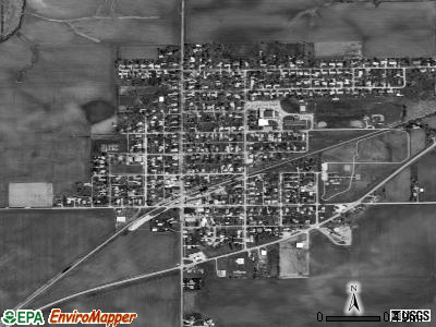 Argenta satellite photo by USGS
