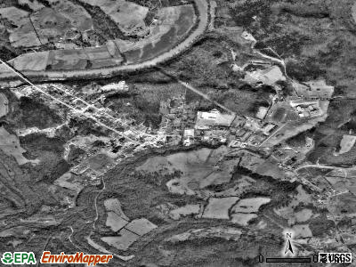 Brownsville satellite photo by USGS