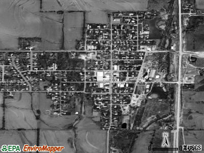 Ceresco satellite photo by USGS