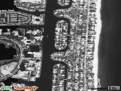 Golden Beach satellite photo by USGS