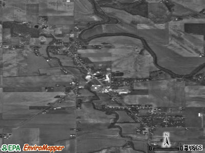 Glandorf satellite photo by USGS