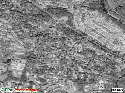 Garrett Park satellite photo by USGS