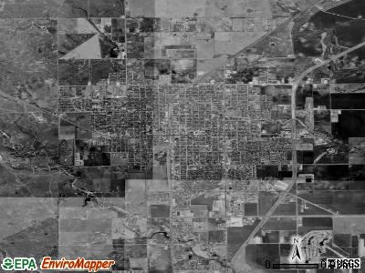 Kingsville satellite photo by USGS