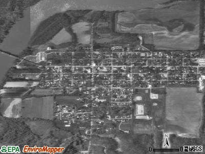 New Harmony satellite photo by USGS