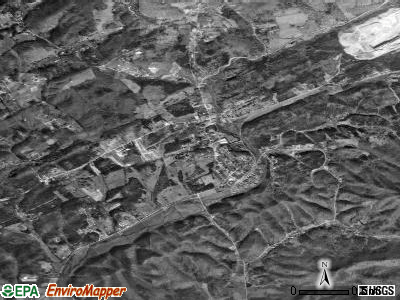 Luttrell satellite photo by USGS