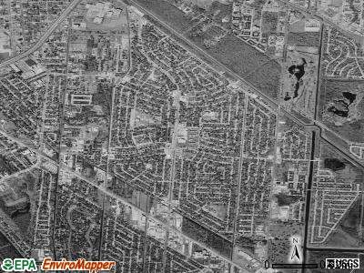 Castlewood satellite photo by USGS