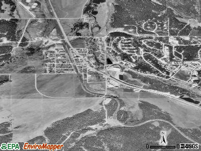 Fraser satellite photo by USGS