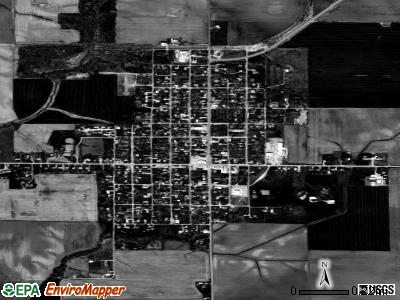 Marine satellite photo by USGS