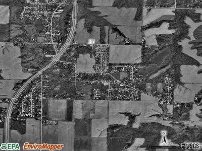 Coyne Center satellite photo by USGS