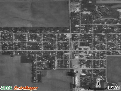 Francesville satellite photo by USGS