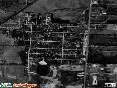 Krugerville satellite photo by USGS