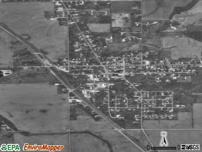 La Fontaine satellite photo by USGS