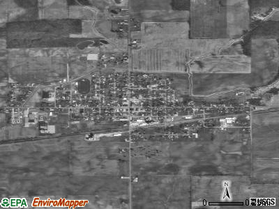 Edon satellite photo by USGS