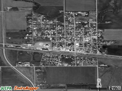 Elm Creek satellite photo by USGS