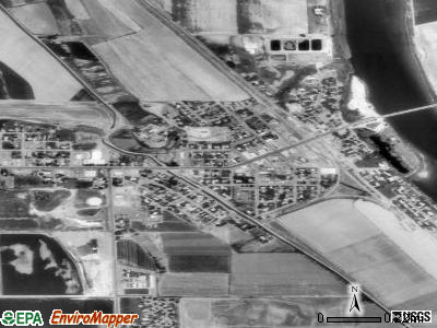 New Knoxville satellite photo by USGS