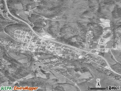 Wartburg satellite photo by USGS