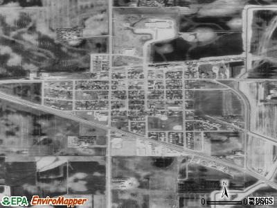 Nicollet satellite photo by USGS