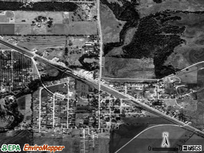 Aulander satellite photo by USGS