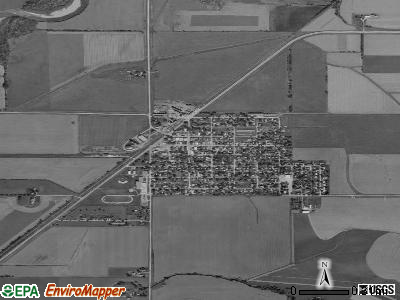 Essex satellite photo by USGS